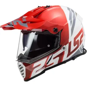 CASCO LS2 MX436 PIONEER EVO EVOLVE ROJO BLANCO