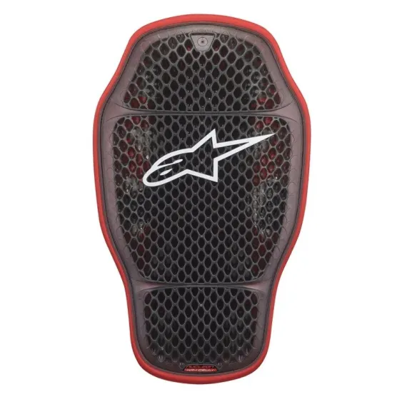 ESPALDERA ALPINESTARS NUCLEON KR-1 CELLi TRANSPARENTE ROJO AHUMADO