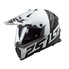 CASCO LS2 MX436 PIONNER EVO EVOLVE BLANCO NEGRO MATE