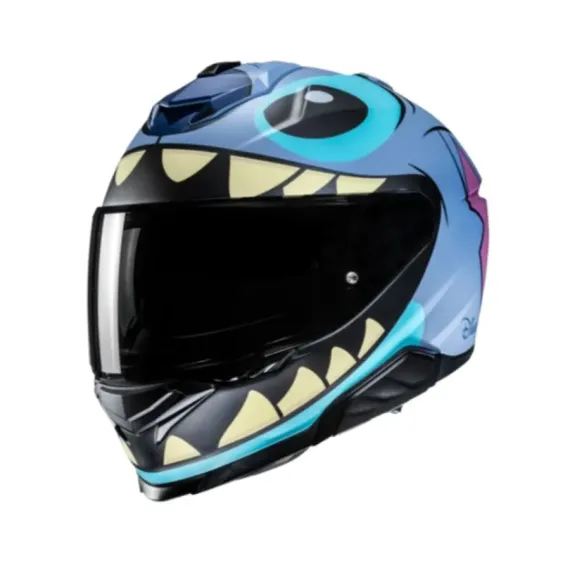 CASCO HJC I71 STITCH DISNEY MC2SF AZUL