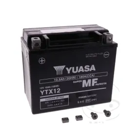 BATERIA MOTO YTX12 WET YUASA