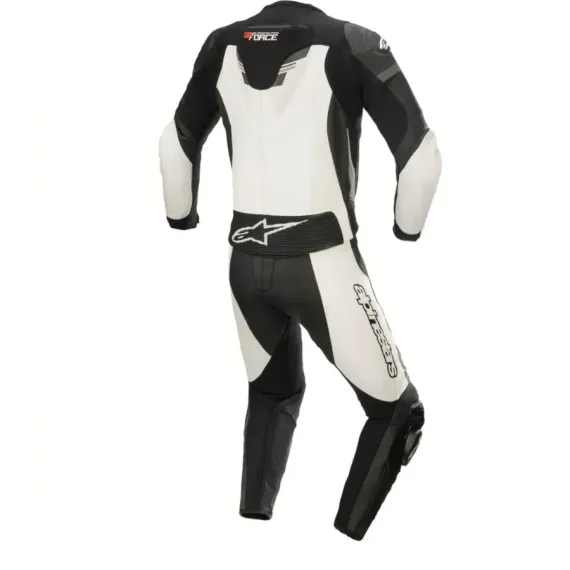 MONO ALPINESTARS GP FORCE CHASER DIVISIBLE 2 PIEZAS NEGRO BLANCO