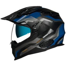 CASCO NEXX X.WED 2 COLUMBUS NEGRO MATE AZUL GRIS