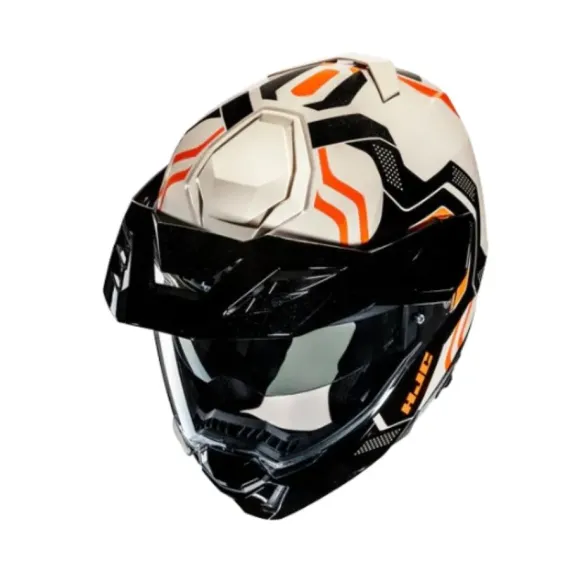 CASCO HJC I80 VELLY MC7 BEIGE NEGRO NARANJA