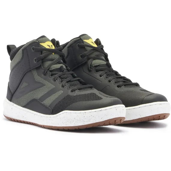 ZAPATILLAS DAINESE SUBURB AIR NEGRO BLANCO VERDE MILITAR